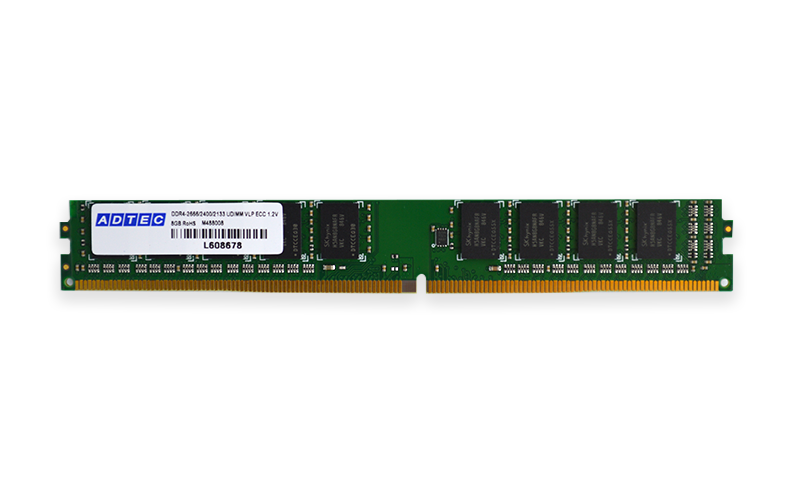 アドテック DDR4-2666 UDIMM ECC 8GB 1Rx8